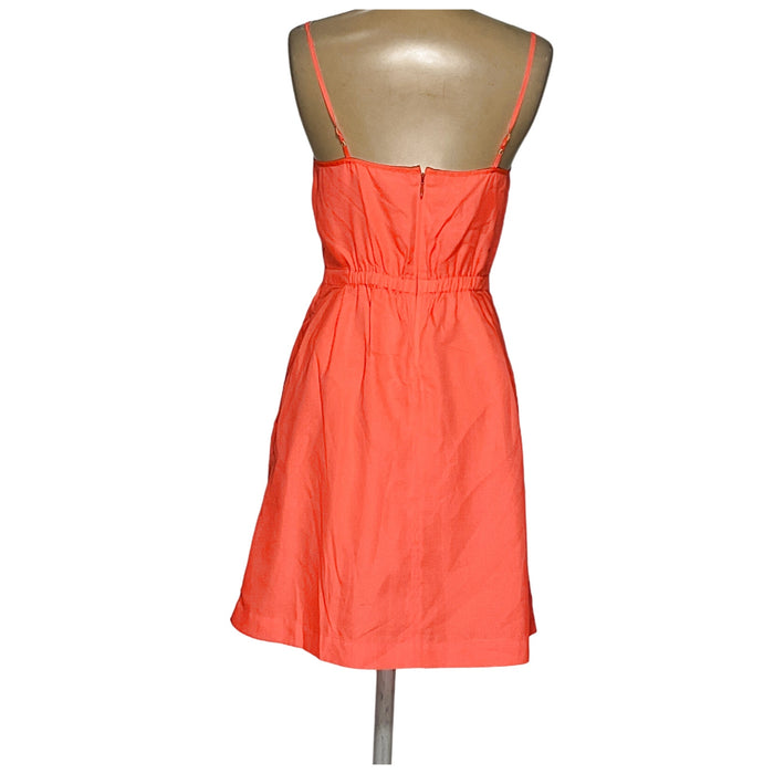 J.Crew Orange A-Line Dress