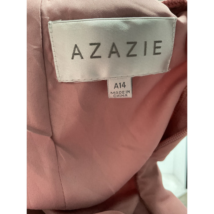 Azazie Pink Cotton Maxi Dress