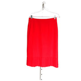 Kasper Red A-Line Skirt