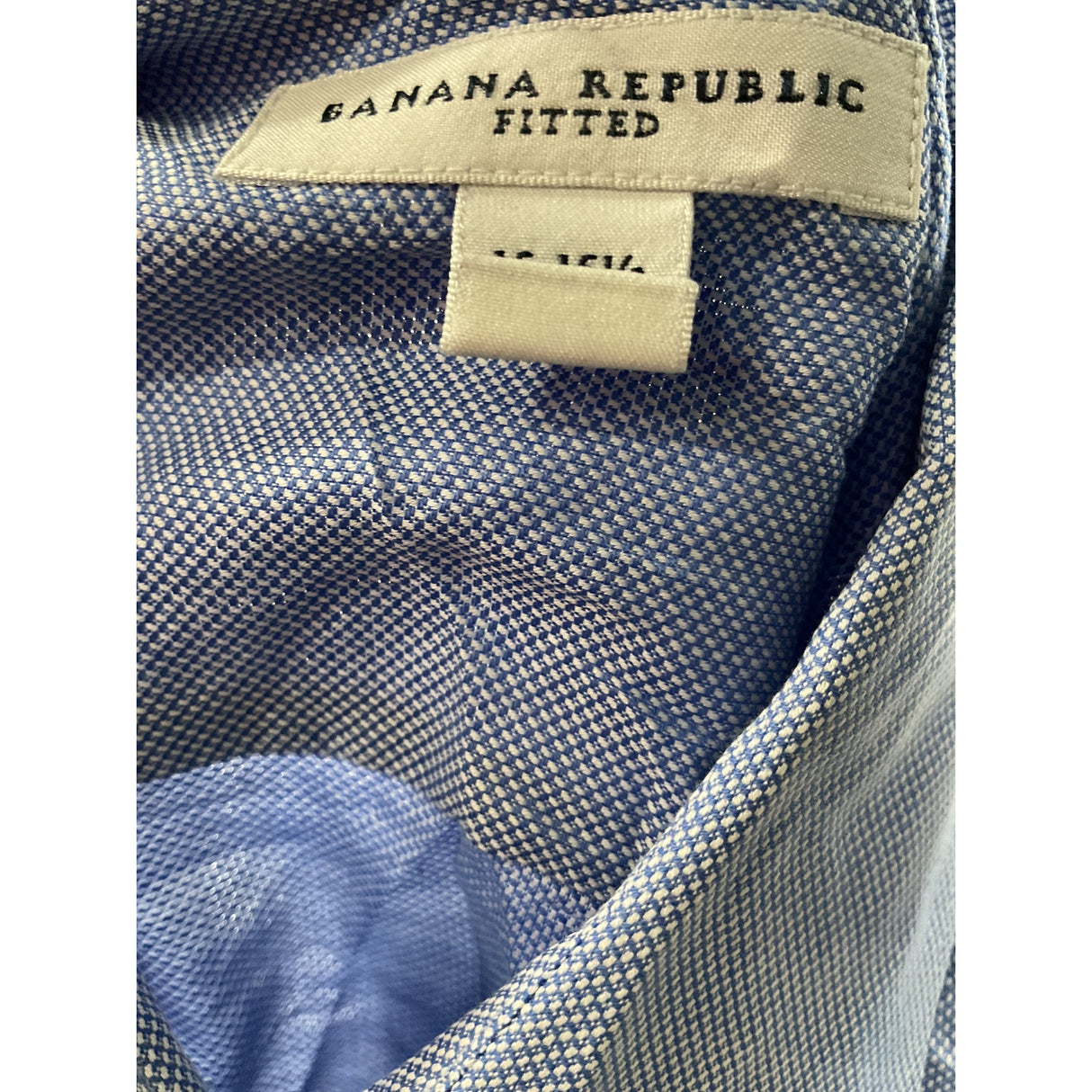 B. Republic Blue Button-Up Shirt M