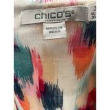 Chico's Plus Multicolor Cotton Blouse