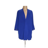 Susan Graver Blue 3X Plus Basic Jacket