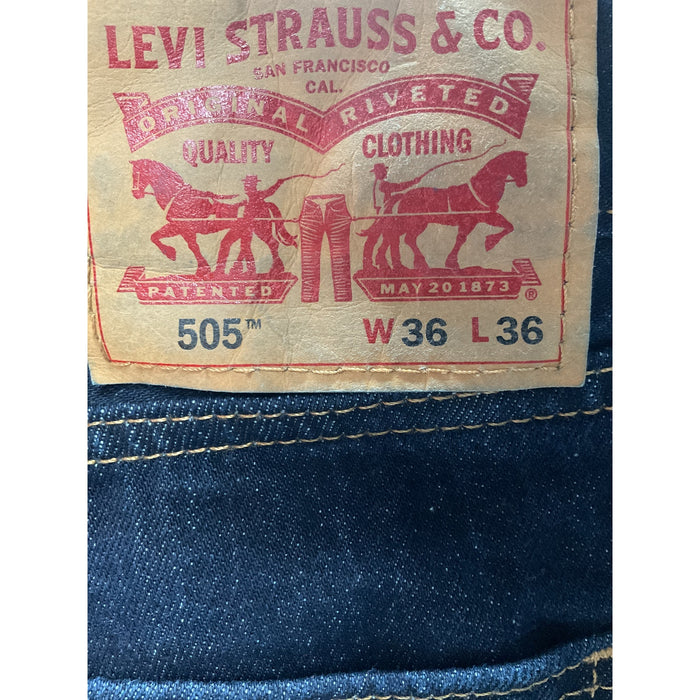 Levi's Men's Blue 36x36 Ankle Jeans