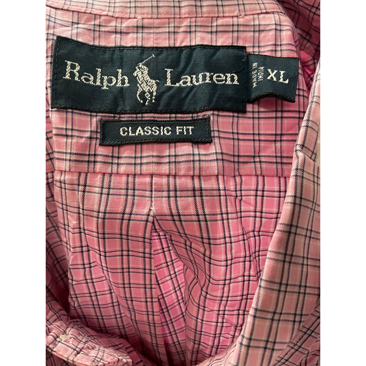 Ralph Lauren Pink Men's Button-Up Shirt XL