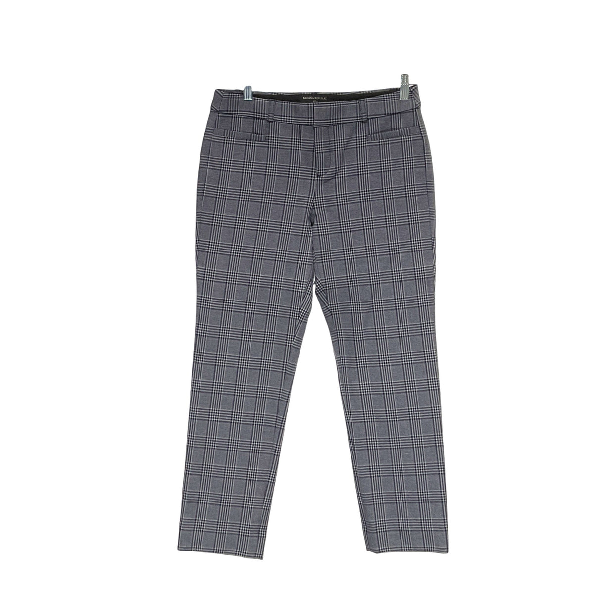 Banana Republic Women's Gray Plaid Pants