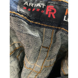 Ariat Men's Blue Straight Jeans - Size 38x32 - 100% Cotton