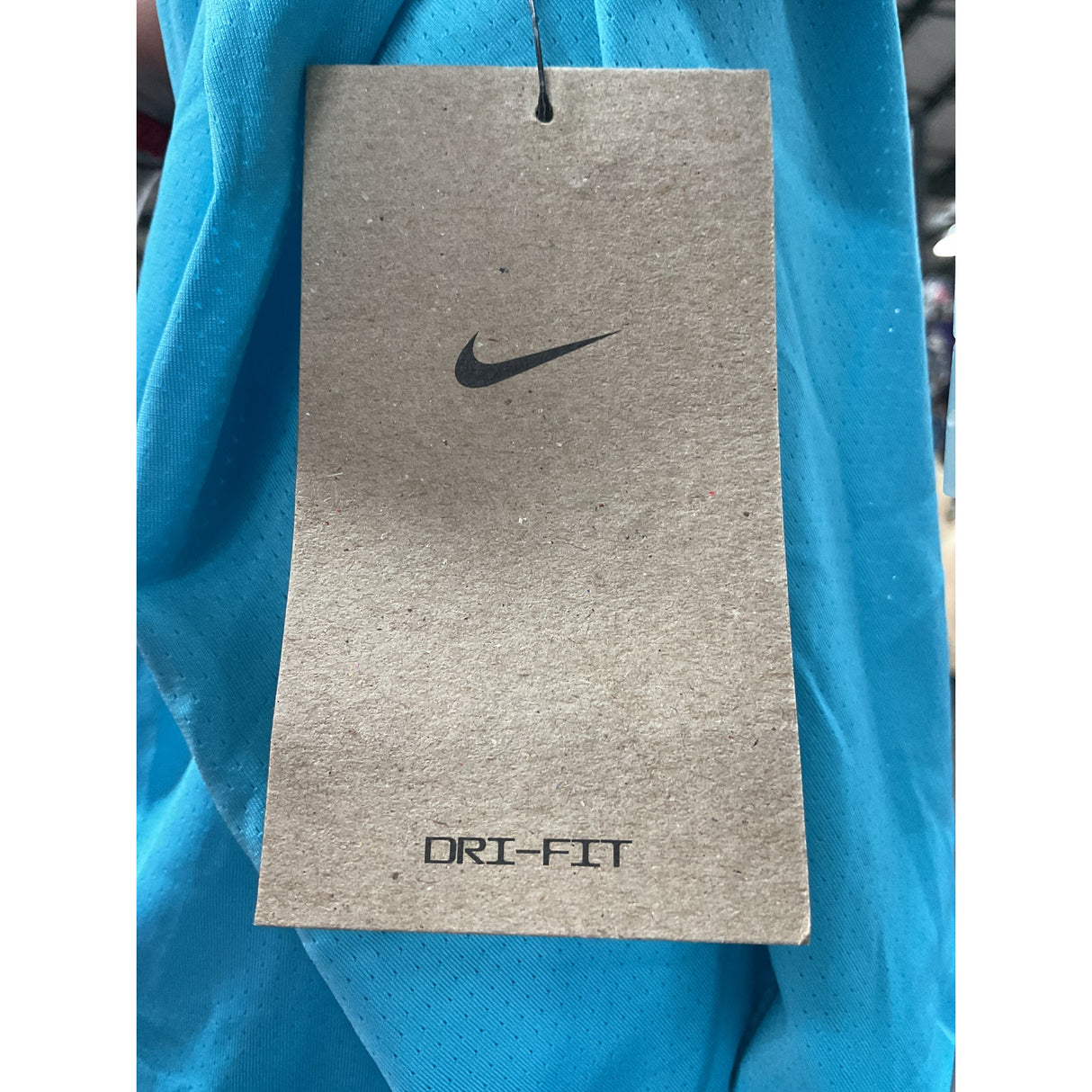 Nike Blue Polyester T-Shirt