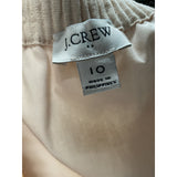 J. Crew Women's Cream Linen/Cotton Mini Skirt