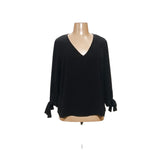 CeCe Black Chiffon Blouse, Size 2X