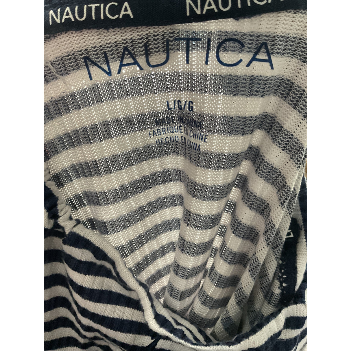 Nautica Multicolor Striped Sweater - Women's L