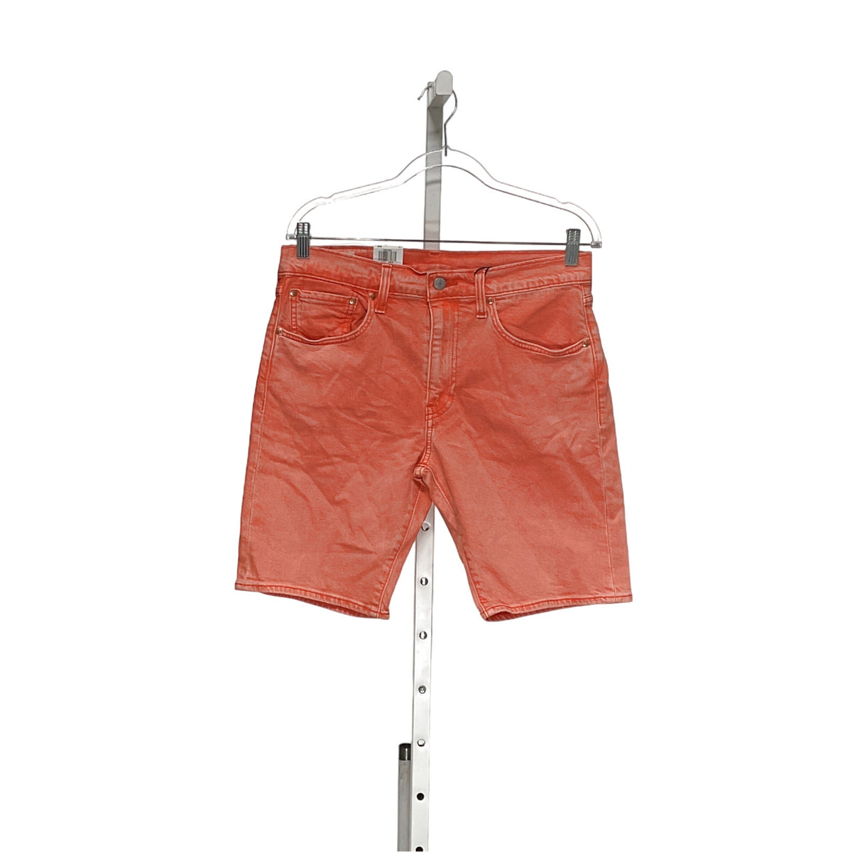 Levi's Women's Orange Bermuda Shorts - Size 31