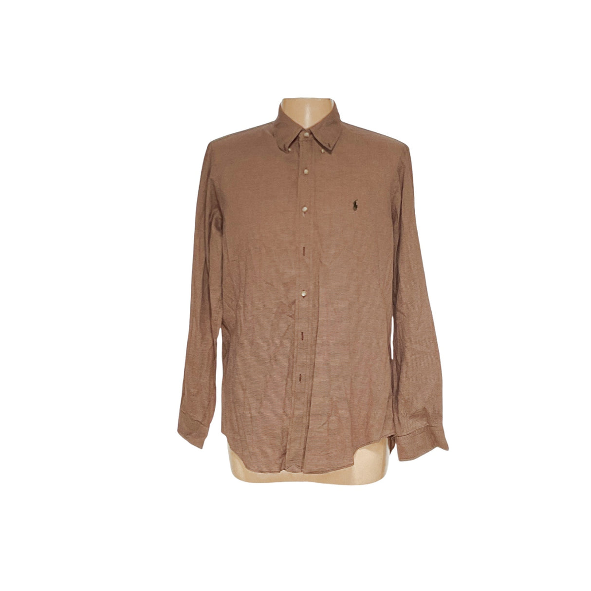 Ralph Lauren Men's Brown Dress Shirt