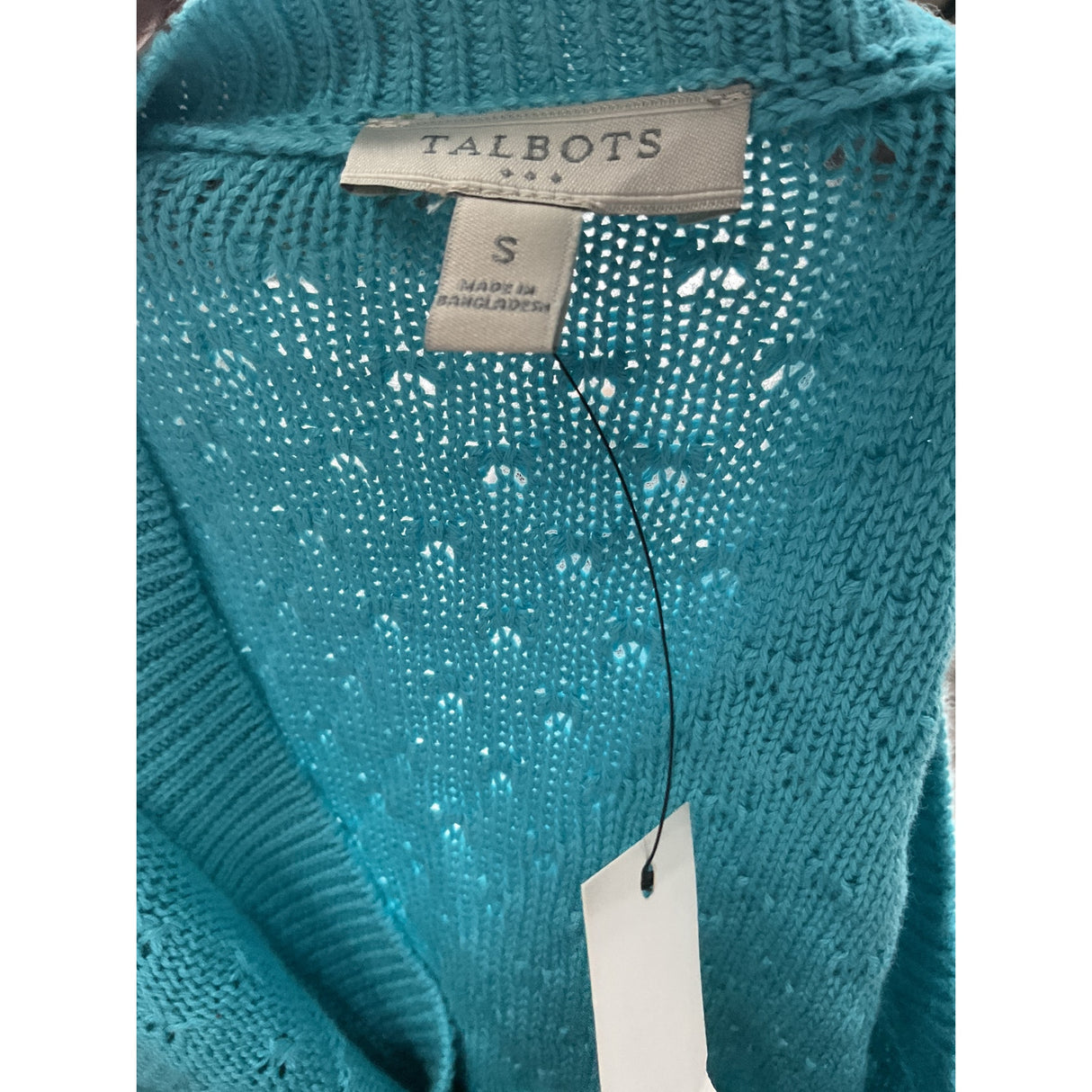 Talbots Blue Cotton Women's Sweater