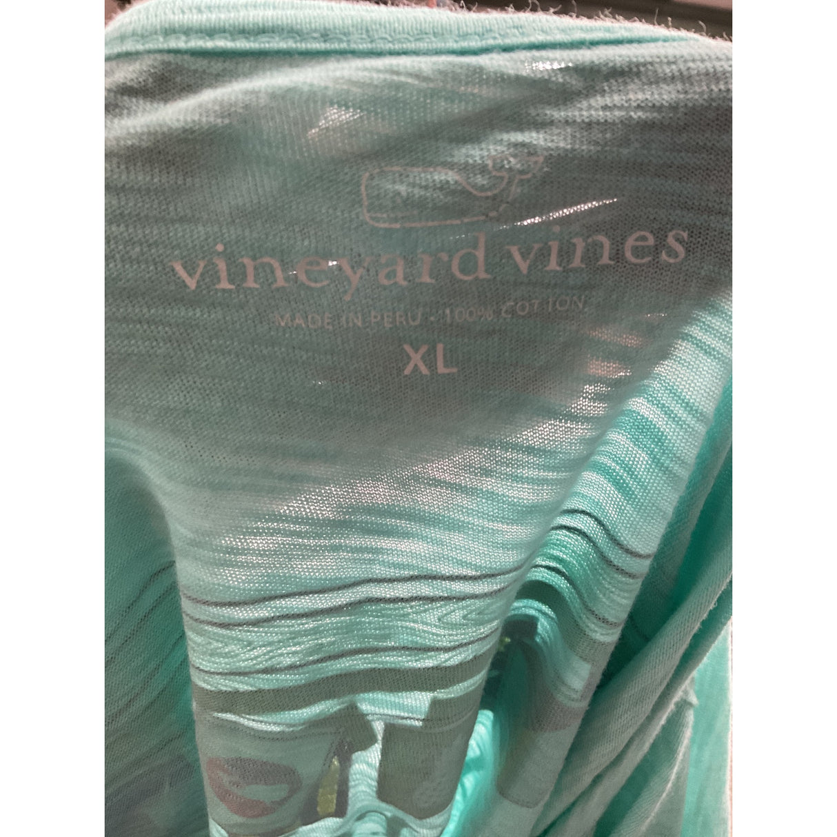 Vineyard Vines Blue Women's XL Cotton Pullover Sweater