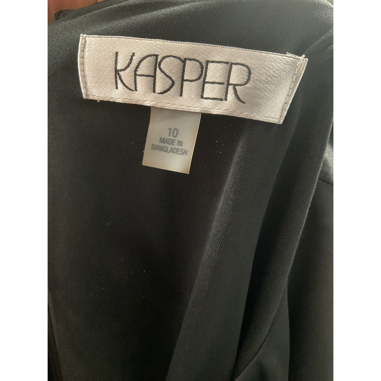 Kasper Black Sheath Dress