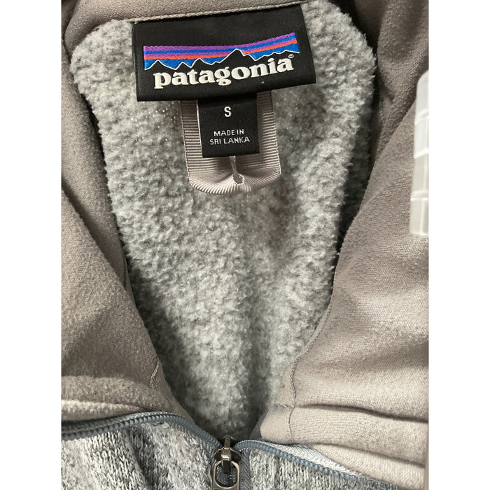 Patagonia Gray Full Zip Polyester Sweater - Women's S