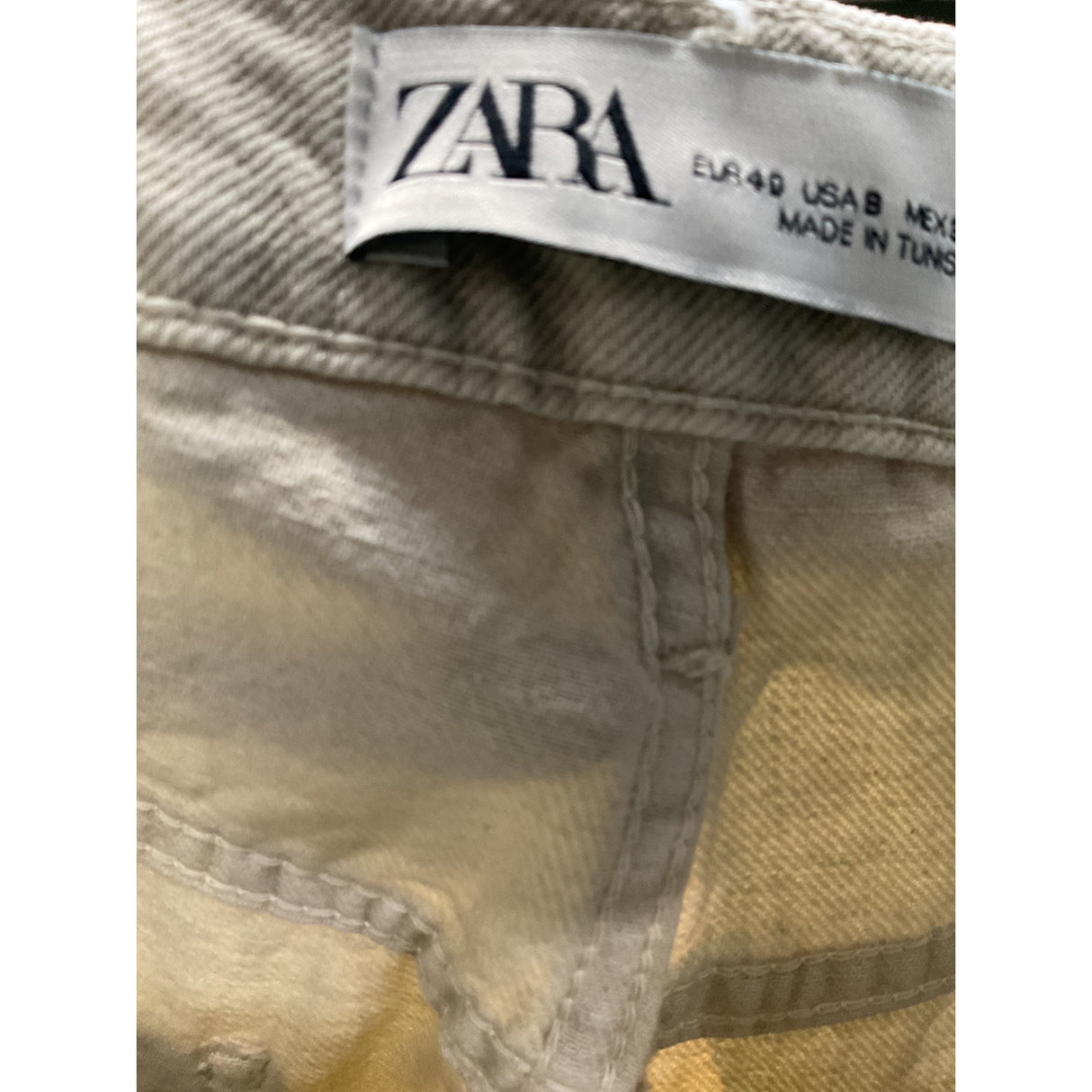 ZARA Beige Bootcut Jeans - Women's Size 8