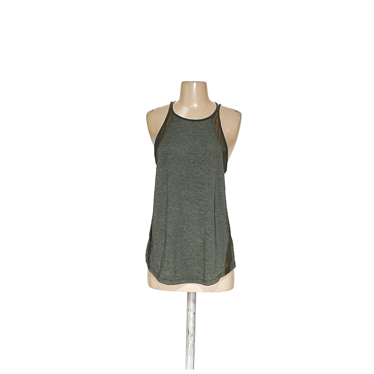 Lululemon Green Nylon Activewear Top - Women's Size S