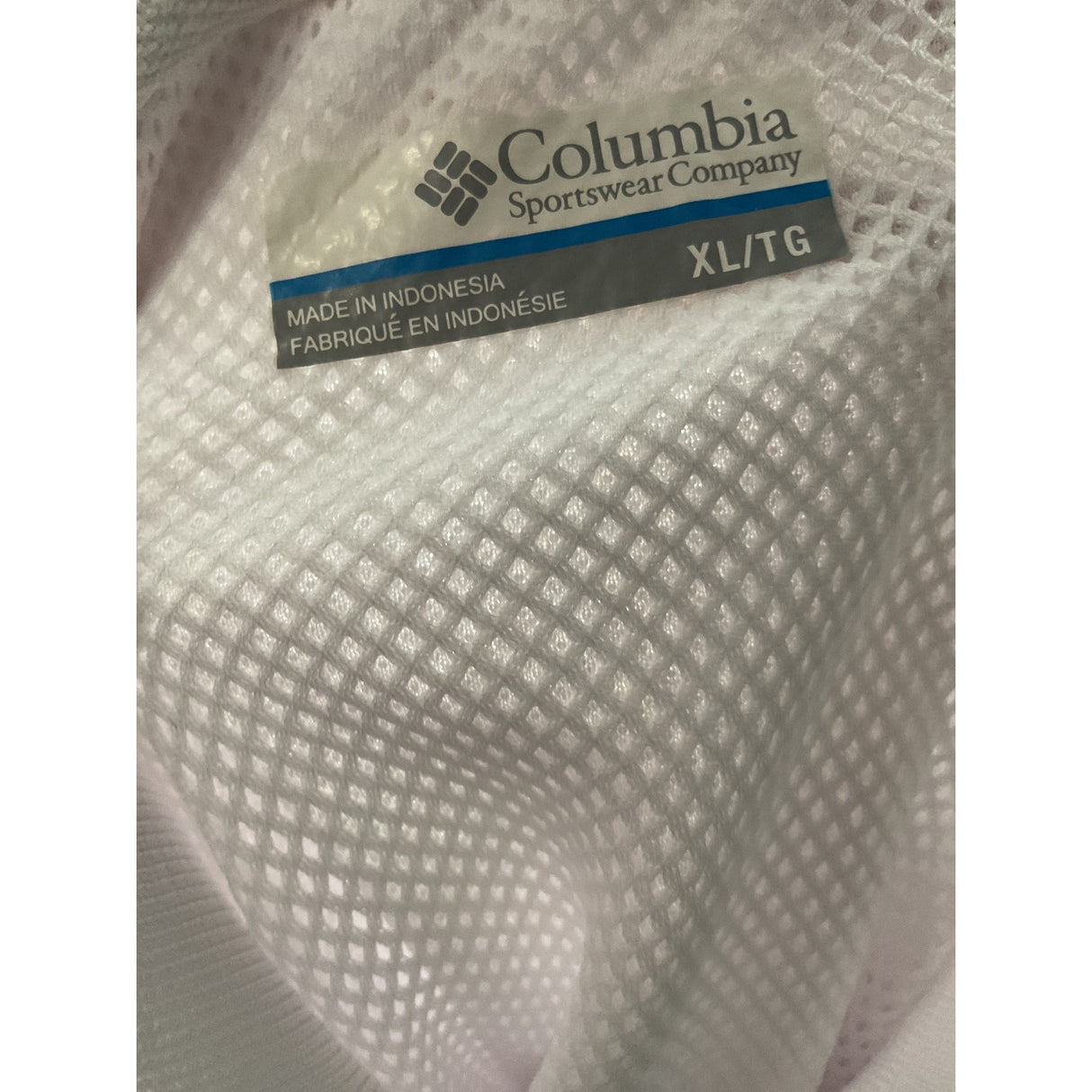 Columbia White Big & Tall Polo XL/TG