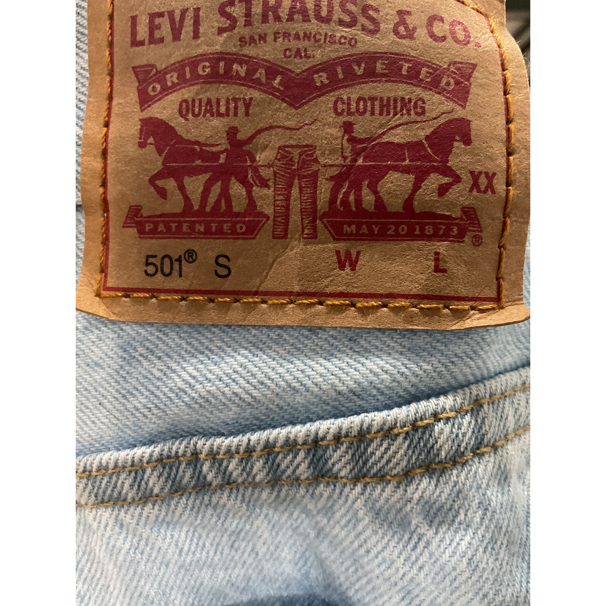 Levi's Men's Blue Ankle Jeans - Size 32x28