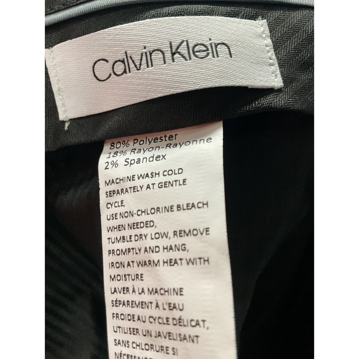 Calvin Klein Men's Black Dress Pants 32x32