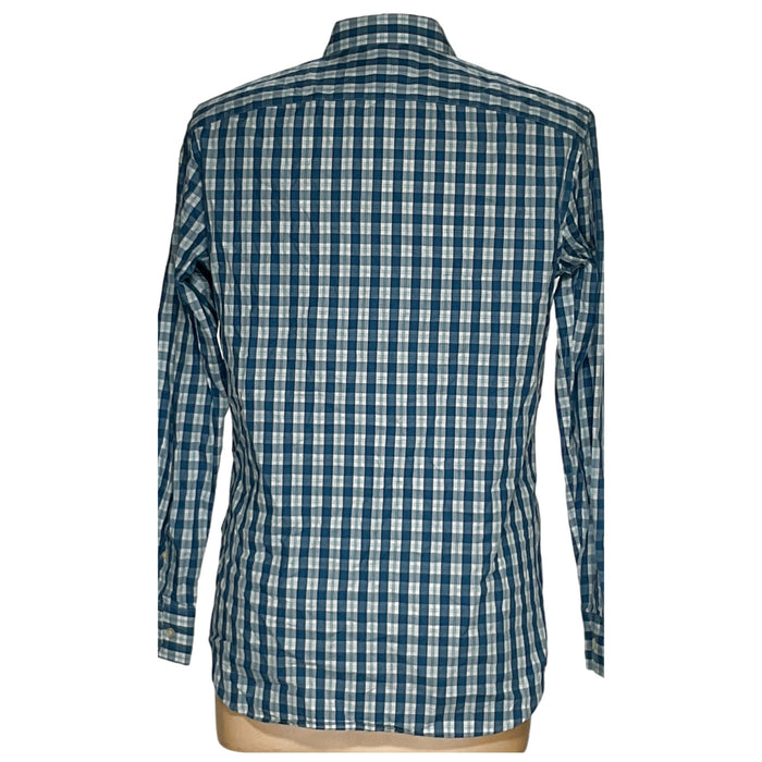 Men's Blue BR Button-Up Shirt