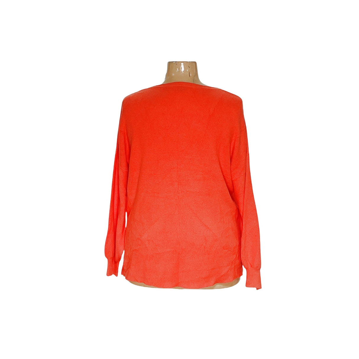 LOFT Orange Cotton Sweater XL