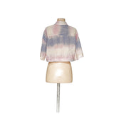 ZARA Multicolor Ombre Button-Up Top