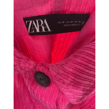 ZARA Pink Corduroy Jacket - Women's M