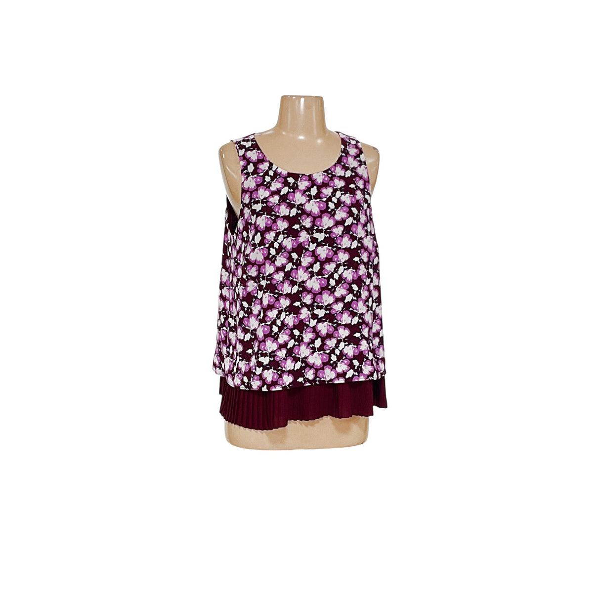 Banana Republic Purple Graphic Blouse - Women's M