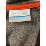 Columbia Men's Gray Henley Fleece Sweater in Size L