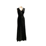 Tahari Black Maxi Dress Size 4