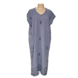 J.Jill Blue Long Shift Dress - Women's M
