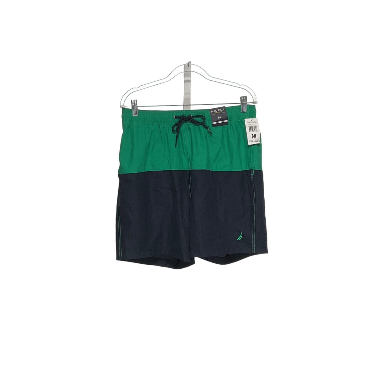 Nautica Men's Green Polyester Athletic Shorts - Size M