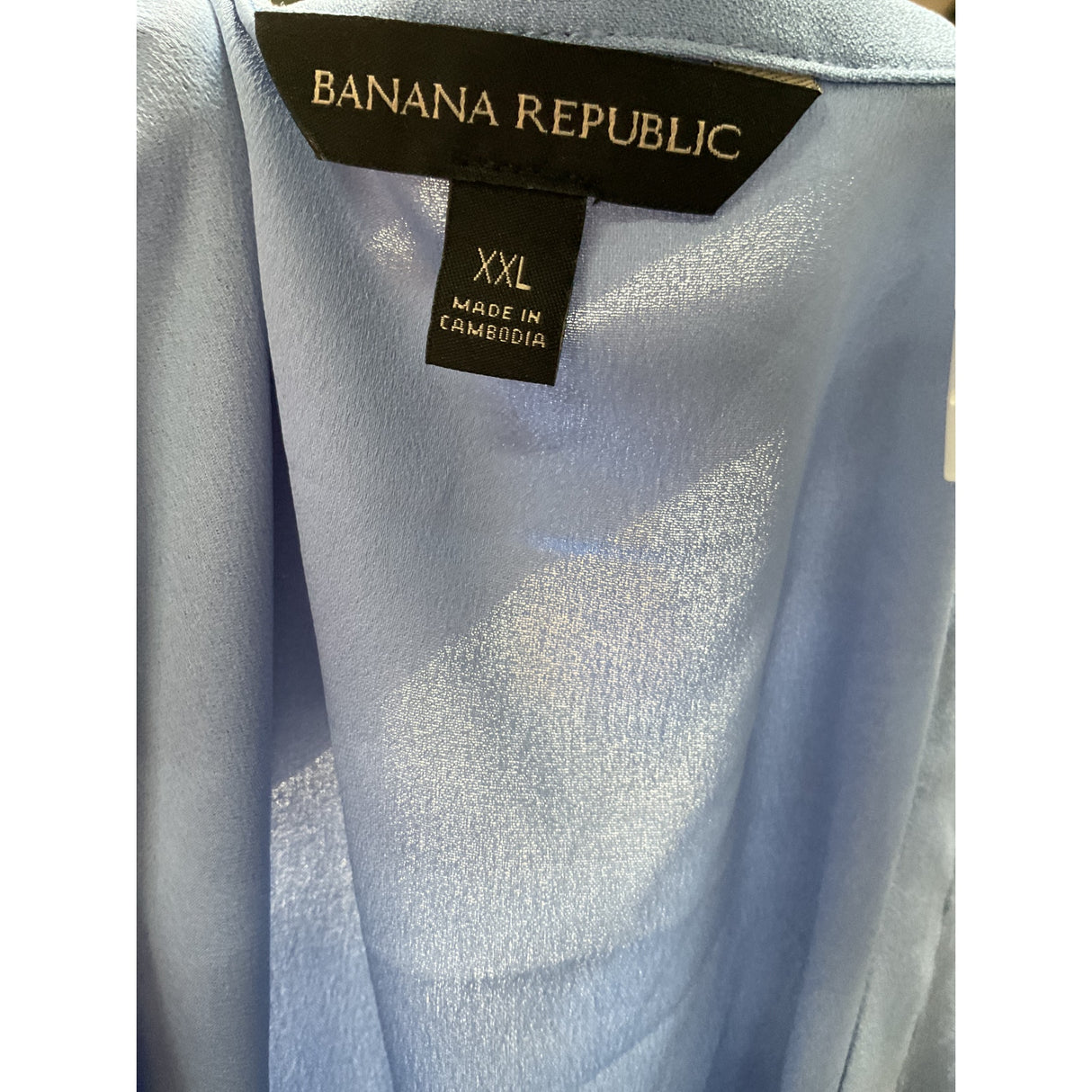 Banana Republic Blue Plus Size Blouse
