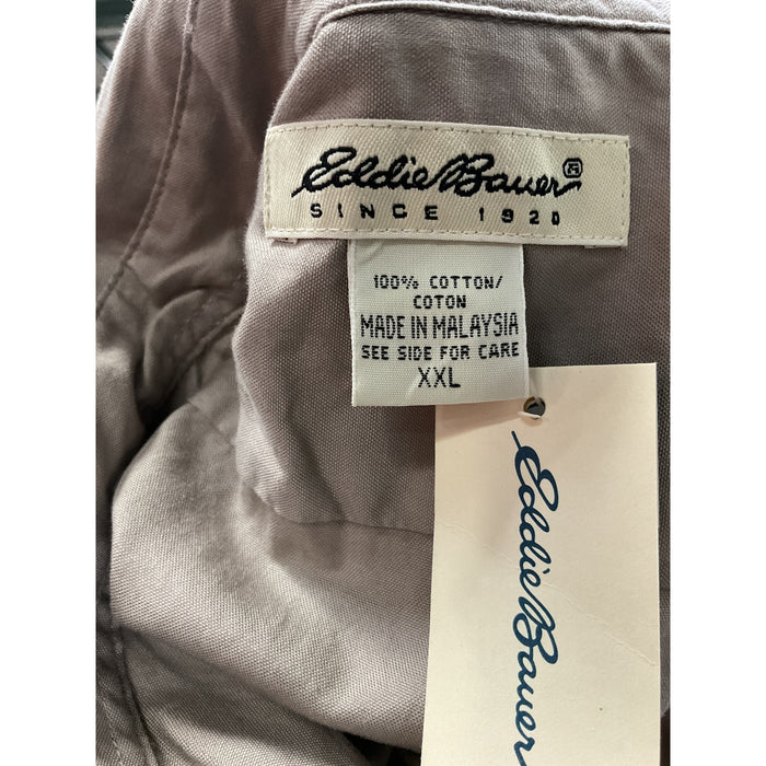 Eddie Bauer Beige Button-Up Top - 2XL