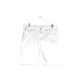 Levi's White Bermuda Shorts - Size 33