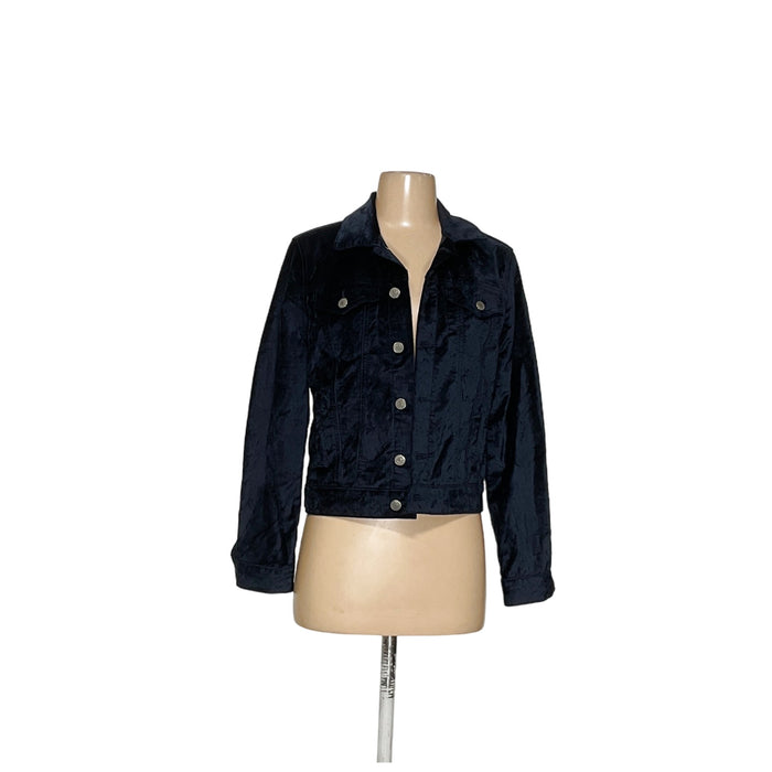 Lucky Brand Women's Blue Cotton Jacket