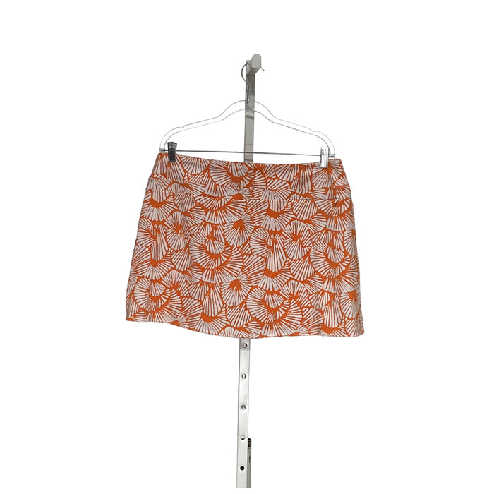 Tommy Bahama Orange Mini Skort XL