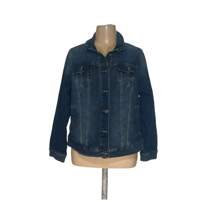 New Torrid Blue Cotton Jacket