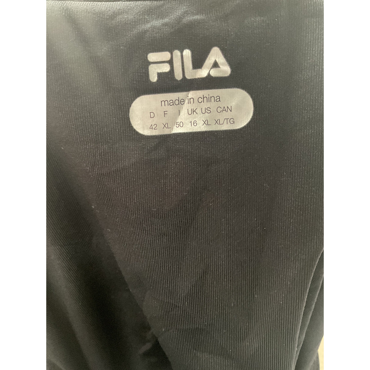 Fila Black Women's XL Blouse