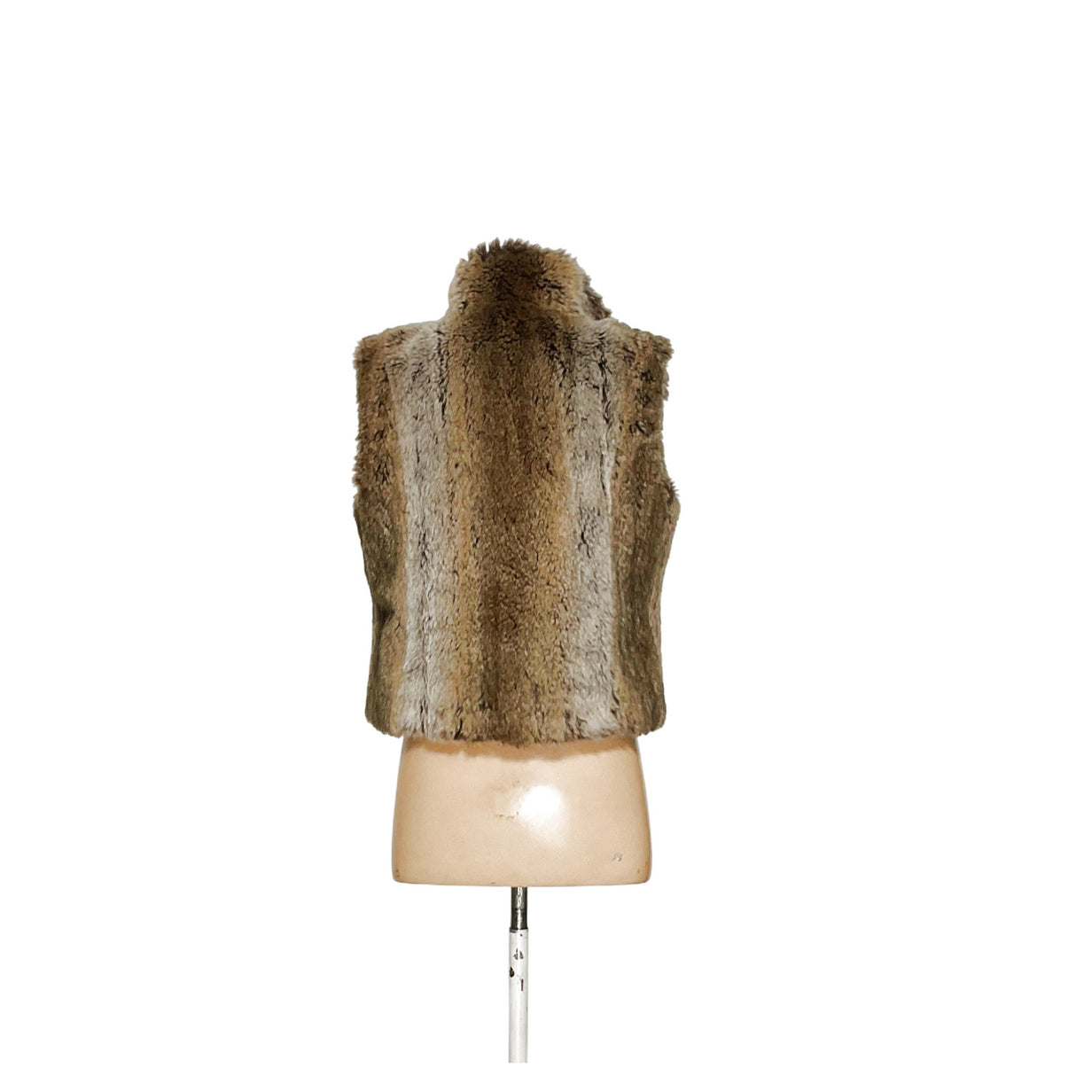 Lauren Ralph Lauren Women's Brown Faux Fur Vest - Size S