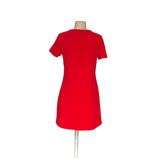 Calvin Klein Red Knee Length Dress - Size S