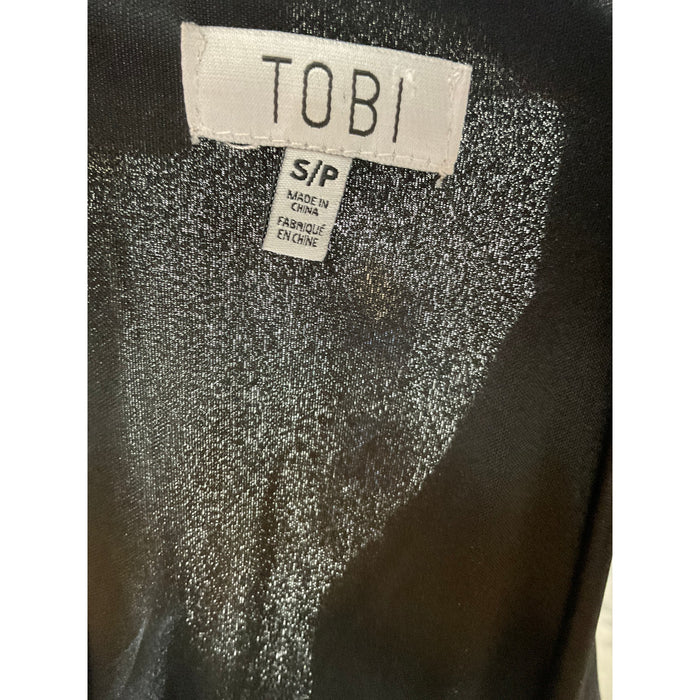 TOBI Black Polyester Blouse