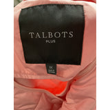 Talbots Pink Plus-Size Basic Jacket