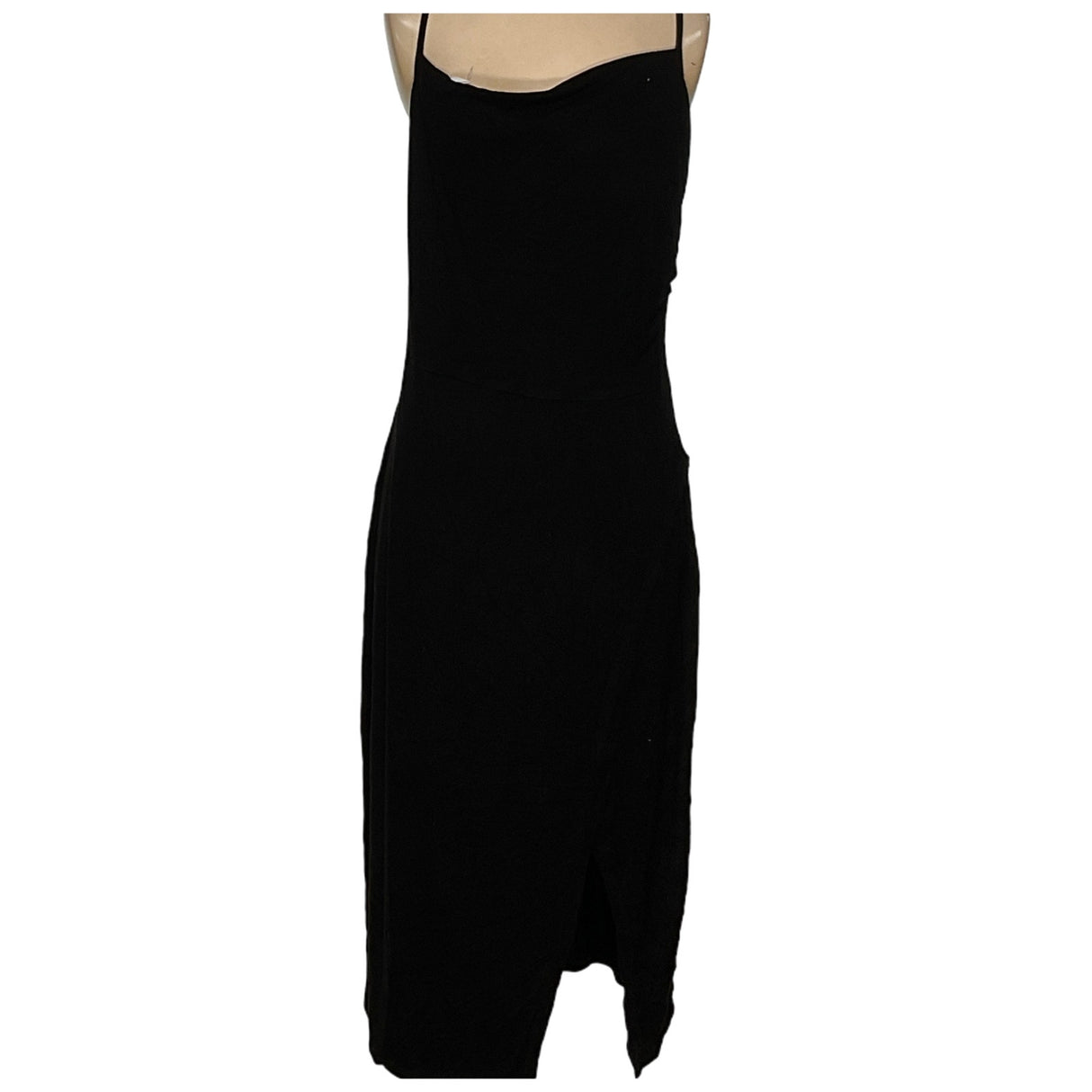 Rachel Zoe Black Sheath Midi Dress, Size M