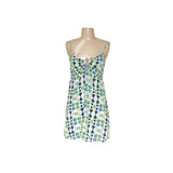 Aerie Green Viscose A-Line Dress