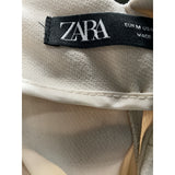 ZARA Women's Cream Tapered Pants - Size M