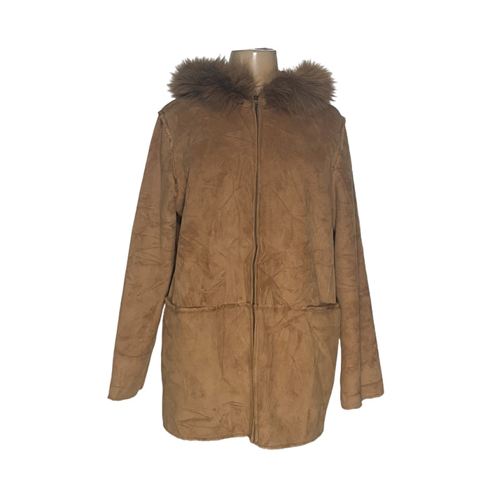 Bernardo Brown Parka Jacket - Women's L