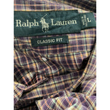 Ralph Lauren Purple Plaid Dress Shirt - Men's L